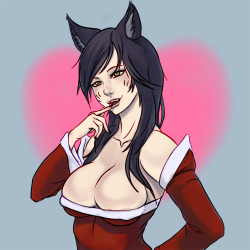 Ahri from LoL Im not feeling to well, so i rushed it a bit near the end, but yeah&hellip; Anyway, thought i&rsquo;d draw something LoL related, since i started playing it  again.