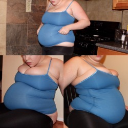 ffafeed:  “Big and Blue” ŭ.9940  HD Photos in tight blue tank top and outgrown leggings, close ups, nudes, all fours and moreEmail ffafeed@gmail.com to buy 