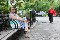 humansofnewyork:    “When I was younger I fell in love with a black man, which my mother didn’t like.  She tried to tell me that it would cause my grandmother to die of a heart attack.  But we married anyway.  And after having two children we got