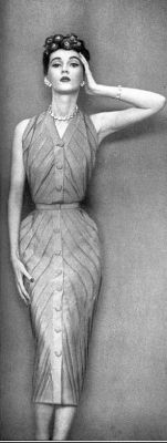 christinerod:  model dovima design christian dior photo richard avedon for harper’s bazaar 1950 