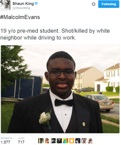4mysquad:  Rip bro #MalcolmEvans 🙏🏾😢 #BlackLivesMatter #Racism #AmeriKKKa #US#StayWoke  