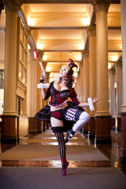 savingthrowvssexy:  lisa-lou-who:  New Victorian Harley Quinn photos from Andrew H: www.andrewdhphotos.com Cosplayer (me): http://www.Facebook.com/LisaLouWhoCosplay  You look amazing! 