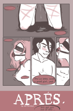 jessi-draws:I made a short little comic about after care, because it’s important and essential. ^^  Good comic this is how a true dom and sub relationships should be