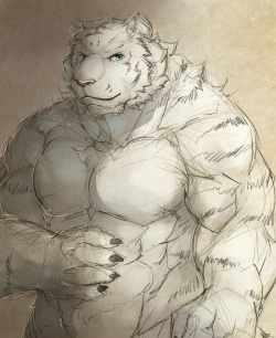 ralphthefeline:  Sorry for being kinda slow with the uploads~! Don’t have much but here is buff tiger Ralph that I used for trying out some different looks~!  