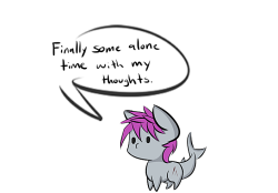 cauldroneer:  bleedshark:  I managed to run away before things got weird….er, good times :y Featuring the horniest mare I know: cauldroneer [nsfw]  Darn slip of the tongue! What she meant to say was: “I’m a unicorn. Wanna go out to eat?” ! Yeah,