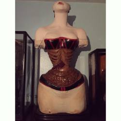 ryanmatthewcohn:  Beautiful 19th century medical model displaying the affects of corsetry on the human organs. From Munich Germany. Personal collection. #oddities #medicalantiques #medicalmodels #corset #corsetry #anatomy #anatomical #museumcollection