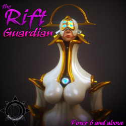 Need  an imposing mega boss to fight? Need a monolithic immovable titan to  strike fear in the hearts of your protagonist? Look no further&hellip; The Rift Guardian is a rigged figure. There are many material zones to  make changing colors easy! Facial
