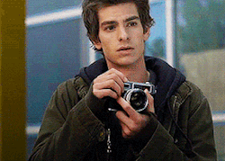 begitalarcos:  *One Shot* Peter has been “stalking” his secret crush and taking his photo whenever he gets the chance until the day his crush just happens to look his way