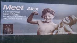 withering-thistle:  millika:  Who’s Alex? Billboard demonstrating gender stereotypes as most people automatically assume that Alex is the boy.   The sub note says (shown here with her brother Chris)