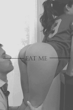 basher1975:  luvtoplaydirty:  Get it?  Would love to eat all you have, nice and slowly tho, savouring all you have 👅💦💋 