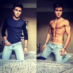 hippy-kid-danny:  Some serious dream-guy material, from Crush For Guys.