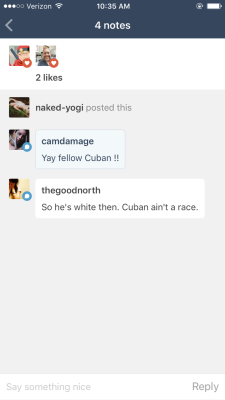 Cuban is Latinx/Hispanic and he is definitely not white, thanks for your opinion tho lol