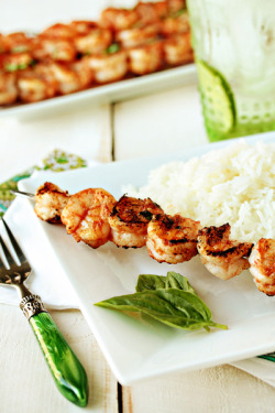 food2fork:  Marinated Grilled Shrimp Recipe - Featured on Food2Fork.com 