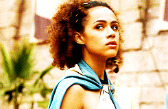 goodoldmoon:  a game of ladies: missandei↳&ldquo;Your High Valyrian is very good - the gods could not devise a more perfect tongue. It is the only proper language for poetry.&rdquo;   She&rsquo;s so beautiful