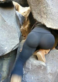 fuck-yoga-pants:  Between a rock and a hard place