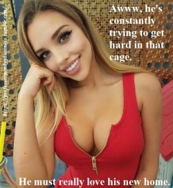 Femdom Chastity Captions, Cum Denial