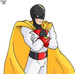 Space Ghost is a pretty interesting character. He’s been a Hanna Barbera character, a comedic talk show host, and a serious DC super hero. Plus, his show introduced one of my favourite cartoons, Aqua Teen Hunger Force