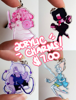 asieybarbie:  SU Stickers sold out QUICK the first time around, so I re-stocked and added some new ones! ALSO PHONE CHARMS &lt;3 [shop]