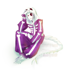 comyet:  I’ve seen tons of posts about these Skeleton kigus and I found it soooo adorable, but actually didn’t found one with Gaster so… FFFFFFFFFFF HERE HAVE THE BIG SKELLY BRO with his skelly tail &lt;333 I love this dude too much it’s becoming