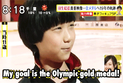 this-is-yuzuru-hanyus-world:  Yuzuru Hanyu in 2006 (age 11) and in 2014 (winning the Olympic gold medal at the Games after Vancouver) x 