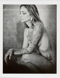 8x10 polaroid by Rudi Amadeus - model Theresa Manchester