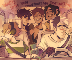 Shiro couldn’t take one more hour of that song