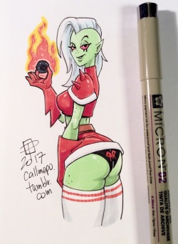 callmepo: Remember boys, she’s still the bad guy…  Holiday Hottie tiny doodle of Lord Dominator   [Come visit my Ko-fi and buy me (a coffee) green tea!]    &lt; |D”‘‘‘