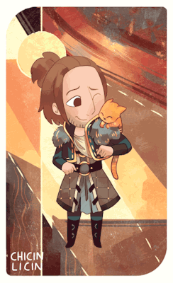 chicinlicin:  Anders!…wanted to add more kittens…but there can never be enough kittens. | SKYHOLD SET | Hawke | Anders | 