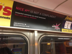 red-robin-hood:  poweredbygirl: This is what people see as they commute to work in Philly.  Hollaback Philly is absolutely doing it right.   Not as common with dudes, but same goes for guys too. Respect for both girls and guys because gender shouldn’t