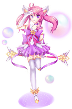 dahsofas:  Star Guardian LuxPLEASE DO NOT REPOST WITHOUT MY PERMISSION   So pink and cute ^.^