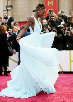 seawaters:  delevingned-deactivated20151023: Lupita Nyong’o at the 86th Annual Academy Awards  fuck 