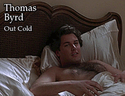 el-mago-de-guapos: Thomas Byrd &amp; Bruce McGill with Teri Garr Out Cold (1989) 