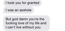 brxkenpetal:  missinyouiskillingme:  avocae:  timid:  twooftheluckkyones:  peaceskalover:  arabellashigh:  controllling:  oh  fuck  Man this just makes me want to cry!!!!  I’m waiting for this text.  i wish i had this text  Same  Please tell me this