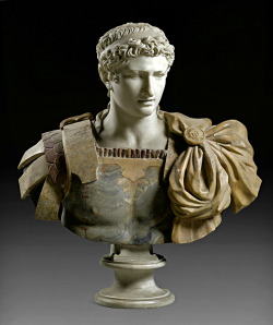 hadrian6:  Bust of an Roman Emperor - Lucius Aelius Aurelius Commodus as a Young Man. 18th.century. Italian. marble. Sotheby’s July 2008.              http://hadrian6.tumblr.com