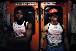 nukemhigh:  Scenes from the New York subway system circa 1980                   