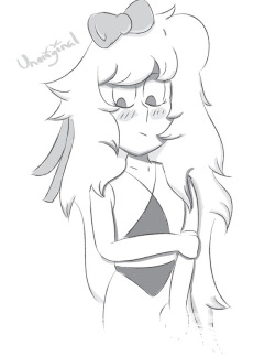After I did one long haired gem, I became addicted, so here’s long haired Lapis