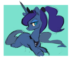 lunadoodle:  RaDraws Small luna doodle Commissions are open! Help me go visit Dark for babscon ;o  =3