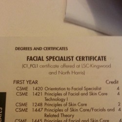 You mean, I can go to #school for this? I&rsquo;m surprised guys aren&rsquo;t flocking to class. #facial #specialist