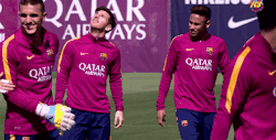 neymar-jr-world:  FC Barcelona Training Session [11.04.16] 