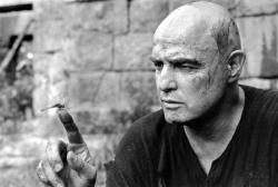 classyartgallery:   Marlon Brando on the set of Apocalypse Now, Pagsanjan Philippines, 1976   by   Mary Ellen Mark   