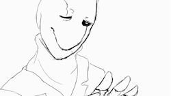 mercy-run:  v0idless:  Kinda slow this week Q^Q ….Was coming to late from work daily .. … heh …But I have nearly everything roughly animated like this Gaster one! ~o00~!So Outlines next!! woop~   This is looking amazing thus far.  &lt;3  