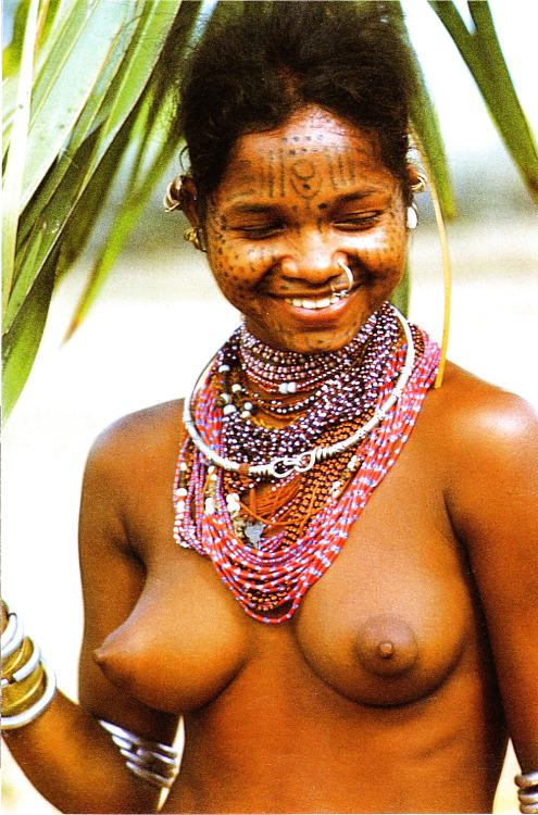 Black african nude tribal women