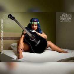 This was the photoset of DMT @dmtsweetpoison  I feel was what got her noticed at least from my perspective. #guitar #ink #Latina #tattoo #pierced  #honormycurves #lovemybody #thickness #bluehair #photosbyphelps #sultry #sexy #dmv #legs #published #covermo
