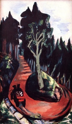 bofransson:  Forest Path in the Black Forest Max Beckmann - 1936 