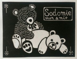 samouraidecoke:  Sodomie mon amielinogravure
