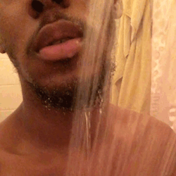 strokedaddykanee:  Rather it be you making my chin hair drip😉