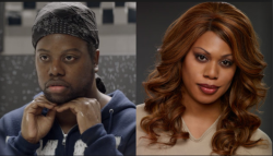 domziie:  goldenheartedrose:  forgottendance:  laurasneckbite:  theblacklittlemermaid:  adventuresofcesium:  steppauseturnpausepivotstepstep:  i-am-a-cloud:  So I just found out that Laverne Cox has an identical twin brother, who played pre-transition