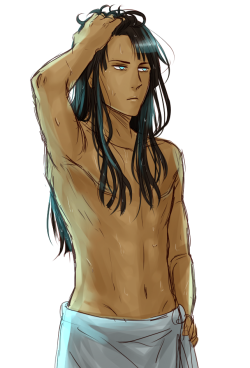 yuki119:  I’m just going to continue to draw Desna shirtless until people quit tagging all my Desna art as Eska :p 