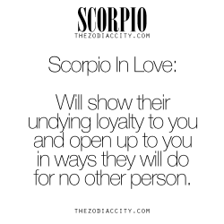 zodiaccity:  Scorpio In Love. For more information on the zodiac signs, click here.