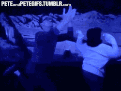 peteandpetegifs:  Naturally, Pete and Artie tagged along to work on their lunar ballet… and almost got arrested. 